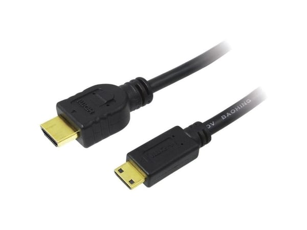 LogiLink CH0022, 1,5 m, HDMI-tyyppi A (vakio), HDMI Type C (Mini), 8,16 Gbit/s, Musta