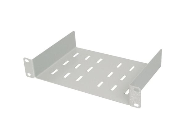 Digitus DN-10 TRAY-1 - Rack-hylle - lysegrå, RAL 7035 - 1U - 10"