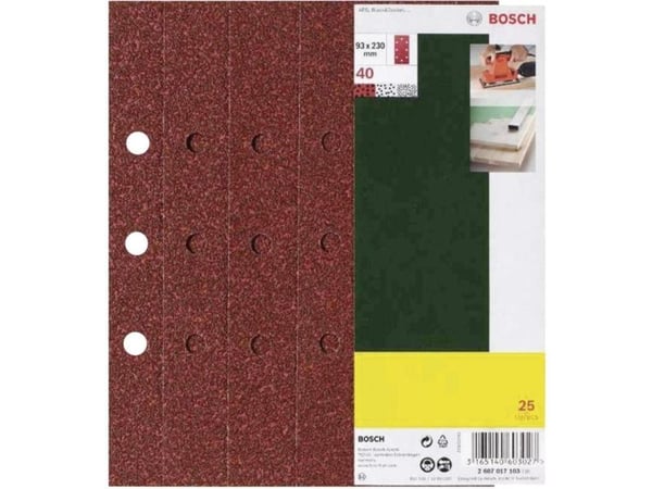 Bosch SLIBEBLAD 93X230MM K120 8H B&amp;D 25 STK PL