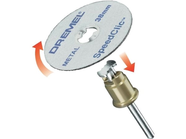 Dremel skärskivssats SC406 SPEEDCLIC Ø38 mm 2 st