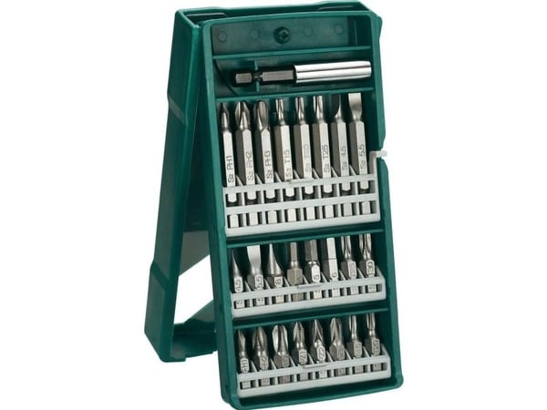 Bosch Mini X-Line - Spissett for skrutrekker - 25 deler - torx, phillips, pozidriv, hex, slot - lengde: 50 mm, 25 mm - for Bosch PushDrive; EasyImp...