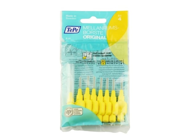 Tepe Ragers 0,7 mm gul blemme med 8 stk