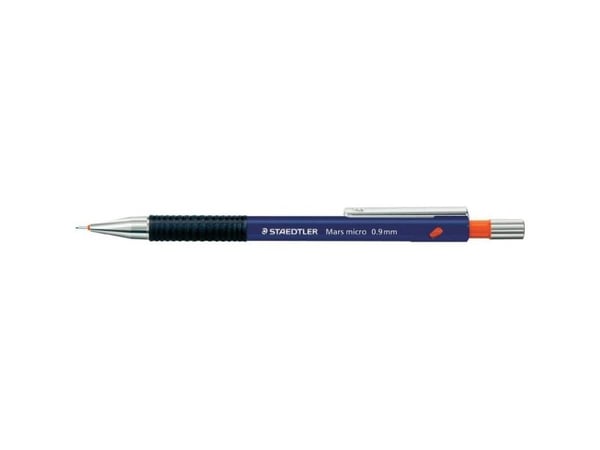 Staedtler Mars micro 775 0.9mm, 0,9 mm, B, Musta, Sininen, Oranssi, Musta, Metalli, 0,9 m