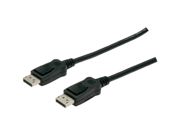 ASSMANN - DisplayPort kaapeli - DisplayPort (han) til DisplayPort (han) - 2 m - formet - sortti