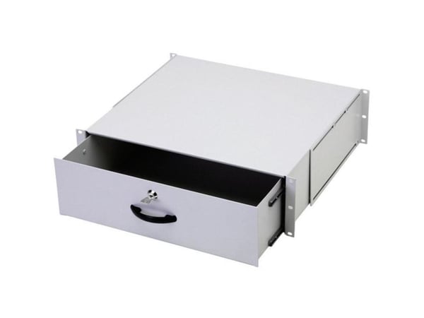 Digitus DN-19 KEY-3U - Lagerskuff til rack - grå, RAL 7035 - 3U - 19" - for P/N: DN-19 07U-6/6, DN-19 09U-6/6, DN-19 12U-6/6, DN-19 16U-6/6, DN-19 ...