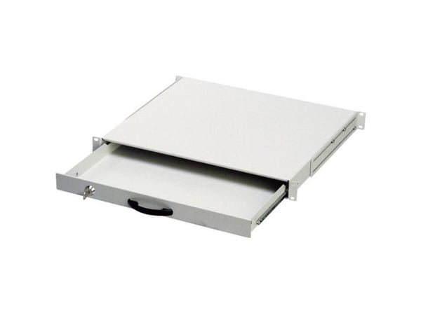 Digitus DN-19 KEY-1U - Tastaturskuff - lysegrå, RAL 7035 - 1U - 19" - for P/N: DN-19 07U-6/6, DN-19 09U-6/6, DN-19 12U-6/6, DN-19 16U-6/6, DN-19 20...