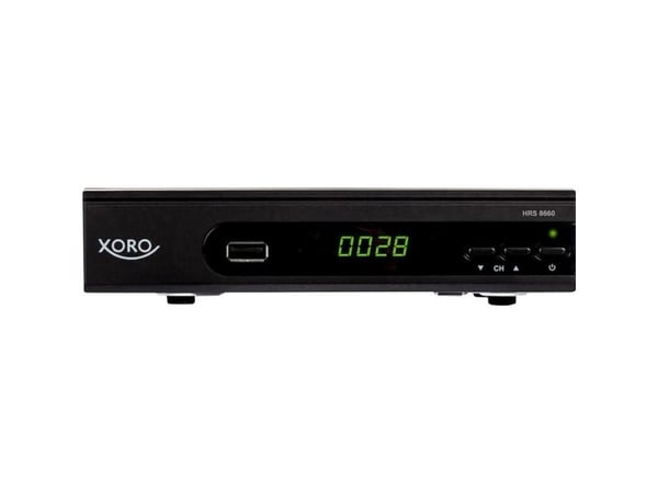 Xoro HRS 8660, 75 O, Langallinen, MP3, AVC,AVI,MKV,MP4,MPG,TS, BMP,JPG, DVB-S2