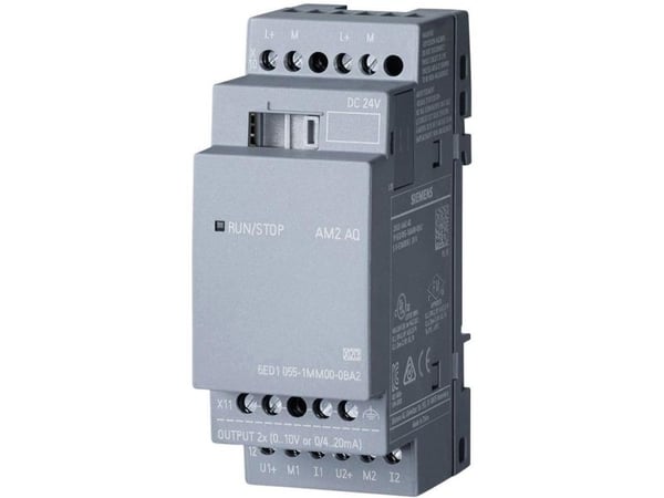 Siemens LOGO! AM2 AQ 0BA2 PLC-laajennusmoduuli 24 V/DC