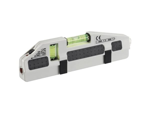 Laserliner 025.03.00A, 50 m, 0,5 mm/m, Sort, Hvit, 1,5 V, 210 mm, 59 mm