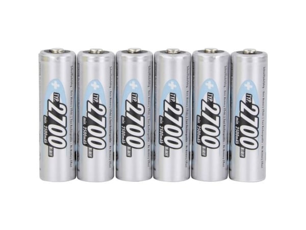 Ansmann 4+2 HR06 Ladattava AA-paristo NiMH 2700 mAh 1,2 V 6 kpl 6 kpl
