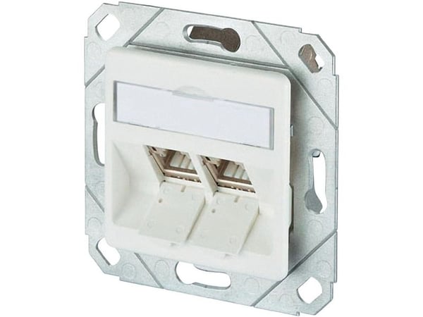 METZ CONNECT 130B12D21102-E, RJ-45, 6a, Valkoinen, Akryylinitriilibutadieenistyreeni (ABS), Sinkki, GHMT, CE, 50 V