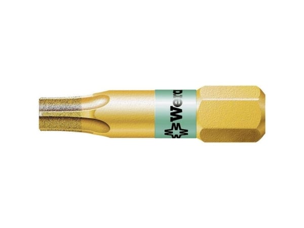 Wera 867/1 BDC TX10X25 05 066100 001 Torx-piikki T 10 Työkaluteräs Seos, timanttipinnoitettu D 6,3 1 kpl 1 kpl
