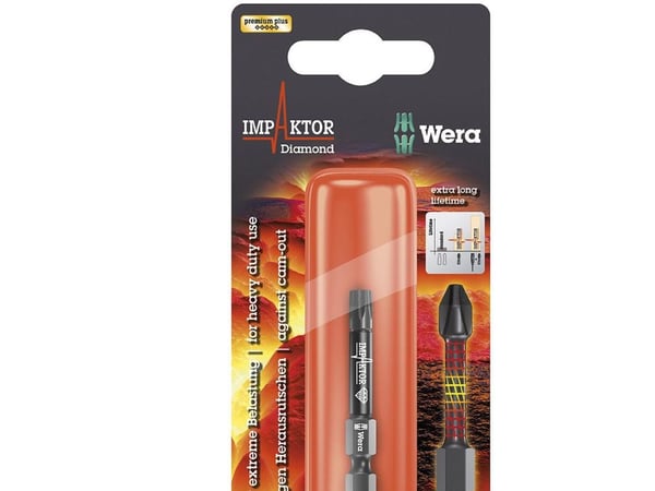 Wera 867/4 IMP DC SB SiS 05073967001 Torx bit T 40 Verktøystål Legering, Diamantbelagt F 6,3 1 stk.