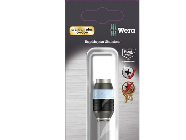 Wera 3888/4/1 K SB, Rustfritt stål, Sekskanttange, 25,4 / 4 mm (1 / 4"), 50 mm