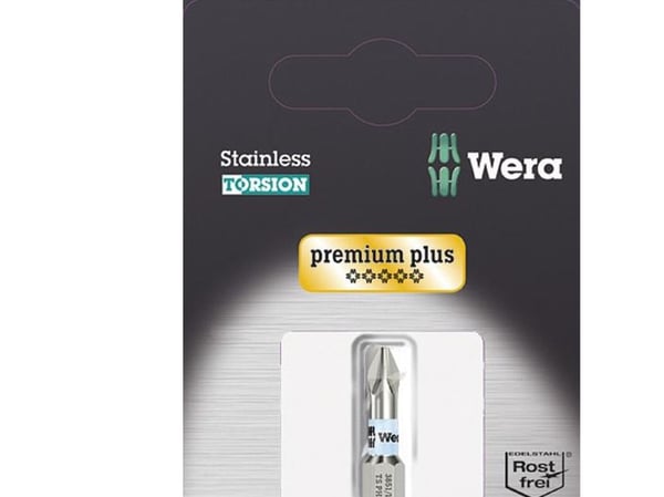 Wera 3855/1 TS SB SiS 05073613001 kryss spor-bits PZ 1 rustfritt stål D 6,3 1 stk
