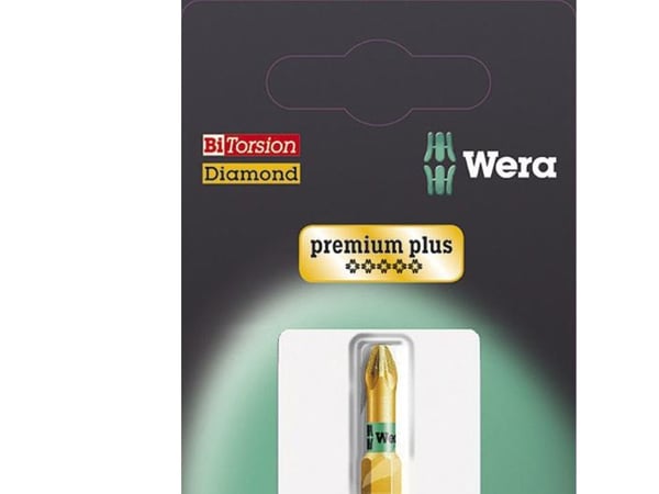 Wera 855/1 BDC SB SiS 05073338001 Krysssporbit PZ 3 Verktøystål Diamantbelagt D 6,3 1 stk.