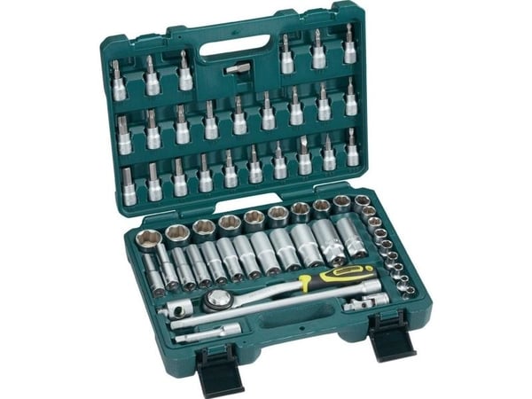 Brüder Mannesmann toppnøkkelsett metrisk 3/8 (10 mm) 61 deler M 2045-SL