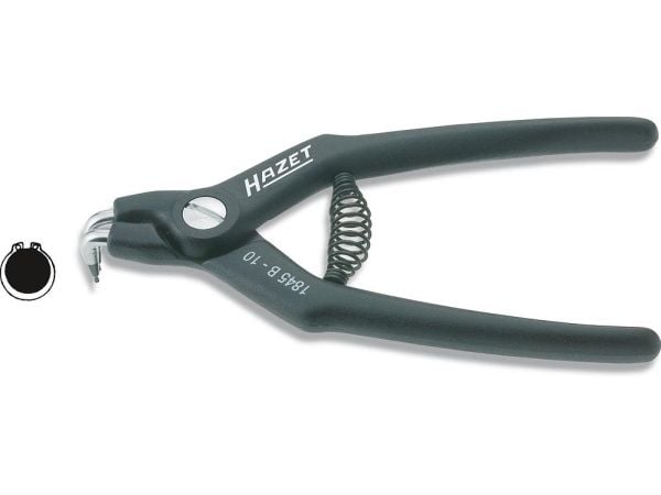 HAZET 1845B-3, Låseringtang, Sort, 13 cm, 54 g, Tyskland