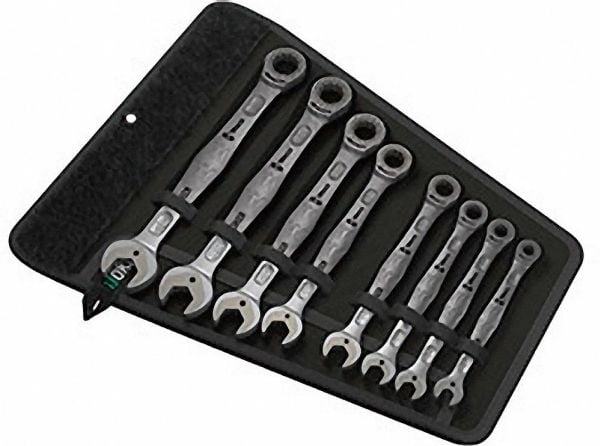 Wera 05020012001, 1/2,3/4,3/8,5/16,5/8,7/16,9/16,11/16", Metallisk, Stål, Kromnikkel, Matte, CE, GS, DVE