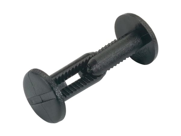 PB Fastener 096 0955 599 01-X Paisuntaneetti Reikä-halkaisija 5,5 mm Musta 10 kpl