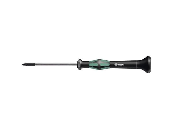 Wera 2055 PZ Electronics Phillips-skrutrekker, 13 mm, 15,7 cm, 13 mm, 14 g, svart, grønn