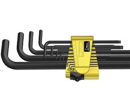 Wera 950/13 Hex-Plus Imperial 1 - L-nøkkelsett - 13 deler - inn clip-holder
