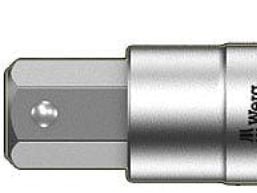 Wera 05003822001, Stikkontakt, 1/2", Metrisk, 1 hoder, 6 mm, Kromvanadiumstål