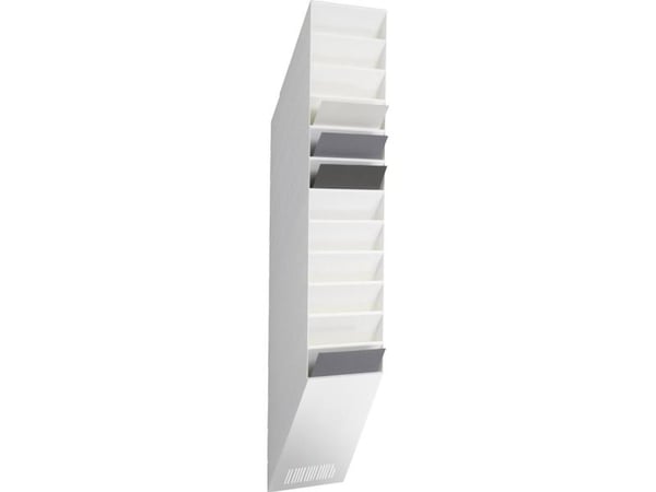 Durable FLEXIBOXX, 12 hyllyä, Valkoinen, A4, 240 mm, 135 mm, 1115 mm