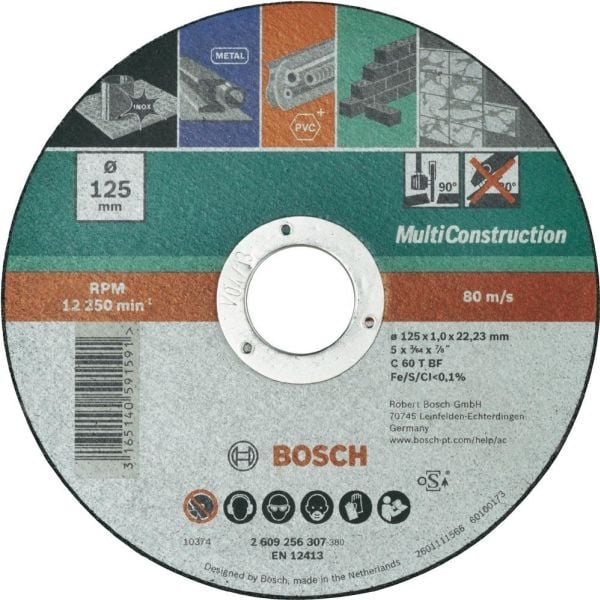 Bosch kappeskive TNACA Ø 115 x22,23 x1,0 mm PROSTA