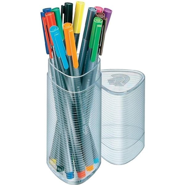 STAEDTLER triplus - Fineliner - assorterte farger - vannbasert blekk - 0.3 mm - superfin (en pakke 12)