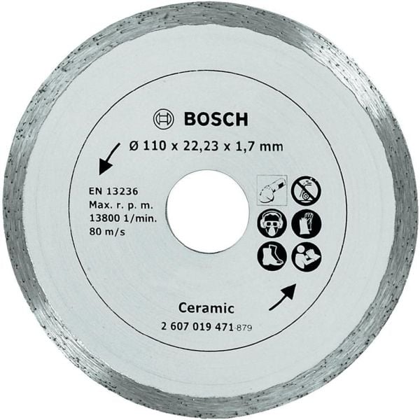 Bosch-tarvikkeet 2607019471 Timanttinen leikkuukiekko Halkaisija 110 mm 1 kpl