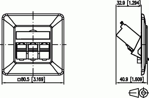 METZ CONNECT 1309131002-E, RJ-45, 6a, Valkoinen, Kupari, Sinkki, GHMT, 50 V