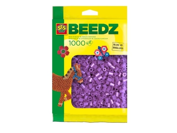 SES Creative Beedz Children''s packet of 1000 Purple Iron-on Beads, Silityshelmet, 1000 kpl, Violetti, Poika/tyttö, 5 vuosi/vuosia, 12 vuosi/vuosia