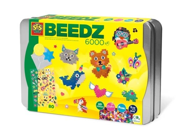 SES Creative Beedz 06139, 6000 stykker, 5 år, Jente, Barn, Flerfarget, 300 mm