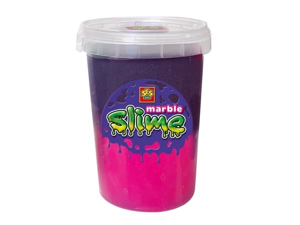 SES Creative Slime - Marble - Roze en paarse slijm - Goed uitwasbaar – Kant en klare slijm om mee te spelen en ontdekken - Glutenvrij, Slim, 3 år, ...