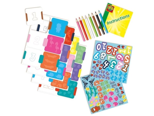SES Creative 14639, 3 År, Kartong, Multifärg