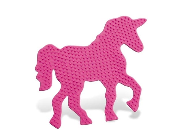 SES Creative Strykeperler stiftplate fantasihest, Stiftplade, 1 stk, Lyserød, Pige, 5 År, 12 År