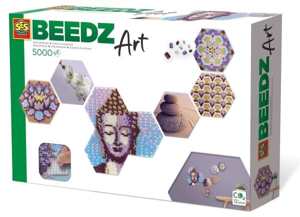 SES Creative Beedz Hex tiles Zen, 5000 stykker, 12 år, Gutt/Jente, Barn, Flerfarget, Ikke for barn under 36 måneder
