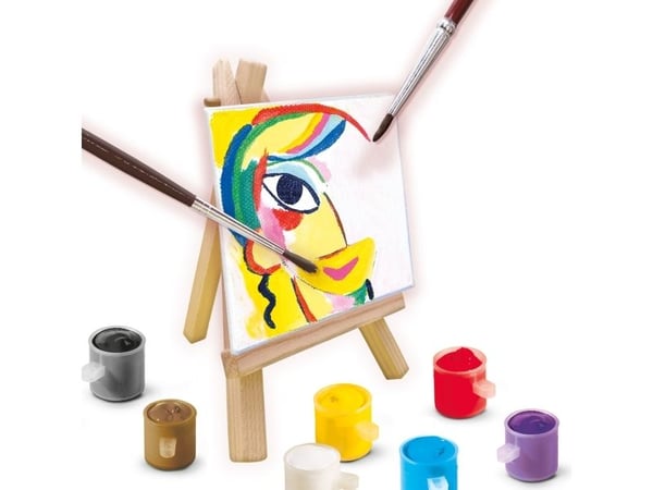 SES Creative Mini Art, Lasten piirustussapluunasetti, 7 vuosi/vuosia, Pahvi, Monivärinen