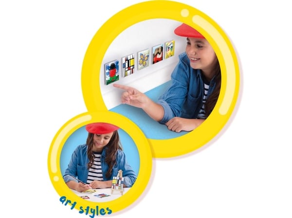 SES Creative Mini Art, Lasten piirustussapluunasetti, 7 vuosi/vuosia, Pahvi, Monivärinen