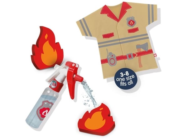 SES Creative Petits Pretenders Dress up costume firefighter, Brannmann, 3 år