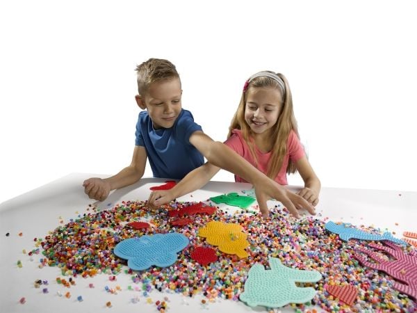 SES Creative Barnestrykperler Blomst, Stiftplate, 1 stk, Gul, Pige, 5 År, 12 År