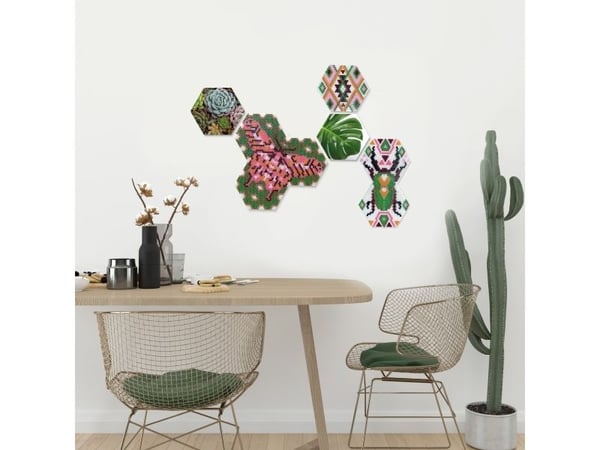 SES Creative Beedz Hex tiles Botanical, 5000 stykker, 12 år, Gutt/Jente, Barn, Flerfarget, Ikke for barn under 36 måneder