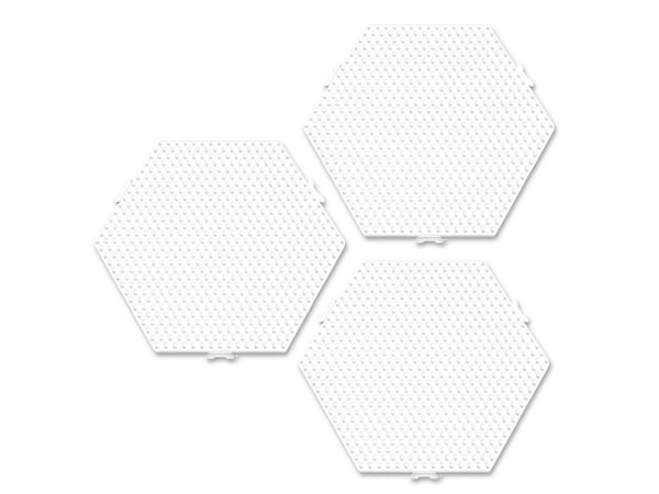 SES Creative 06314, Pärlplatta, 3 styck, Plast, Vit, Barn, Pojke/flicka