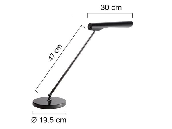 Unilux Urban - Skrivebordslampe - LED - 8 W - 3500 K - svart