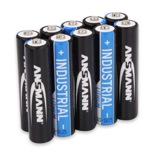 ANSMANN - Batteri 10 x AAA - Li - svart