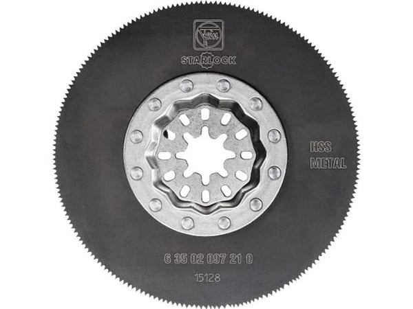 FEIN 63502097230, Sagblad, Glassfiber armert plastik, Putty, Tre, Høy-Hastighets Stål (HHS), FEIN, 8,5 cm, 5 stykker