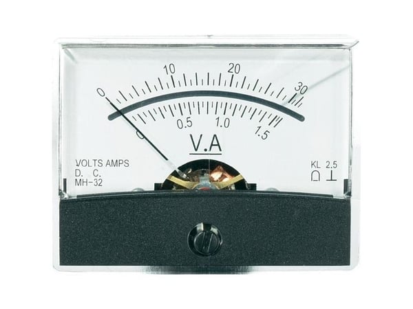 VOLTCRAFT AM-60X46/30V/1,5A dreiespole innebygd måleinstrument 30 V 1,5 A