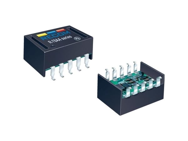 RECOM R-78AA5.0-1.0SMD DC/DC-muunnin, SMD 5,5 V/DC 1 A 6 W Lähtöjen määrä: 1 x