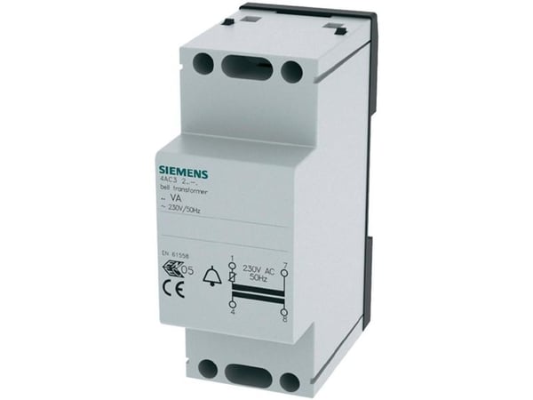 Siemens-kellomuuntaja 8+12 V/ 8 W (4AC3208-1)